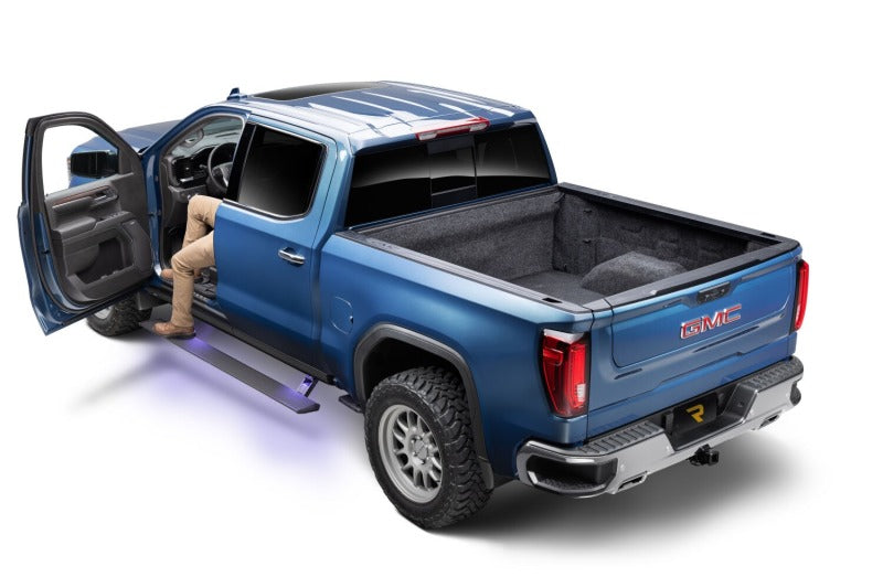 AMP Research PowerStep Xtreme Electric Running Board for Extreme Conditions fits 22-24 Chevrolet Silverado/GMC Sierra Double and Crew Cab Includes Gas and Diesel - 78255-01A