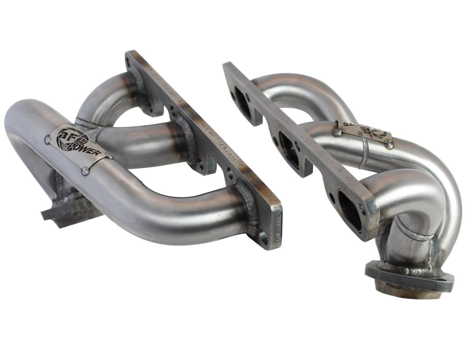 AFE Twisted Steel 409 Stainless Steel Short Tube Header (Jeep Wrangler (JK) 07-11 V6-3.8L) - 48-48023