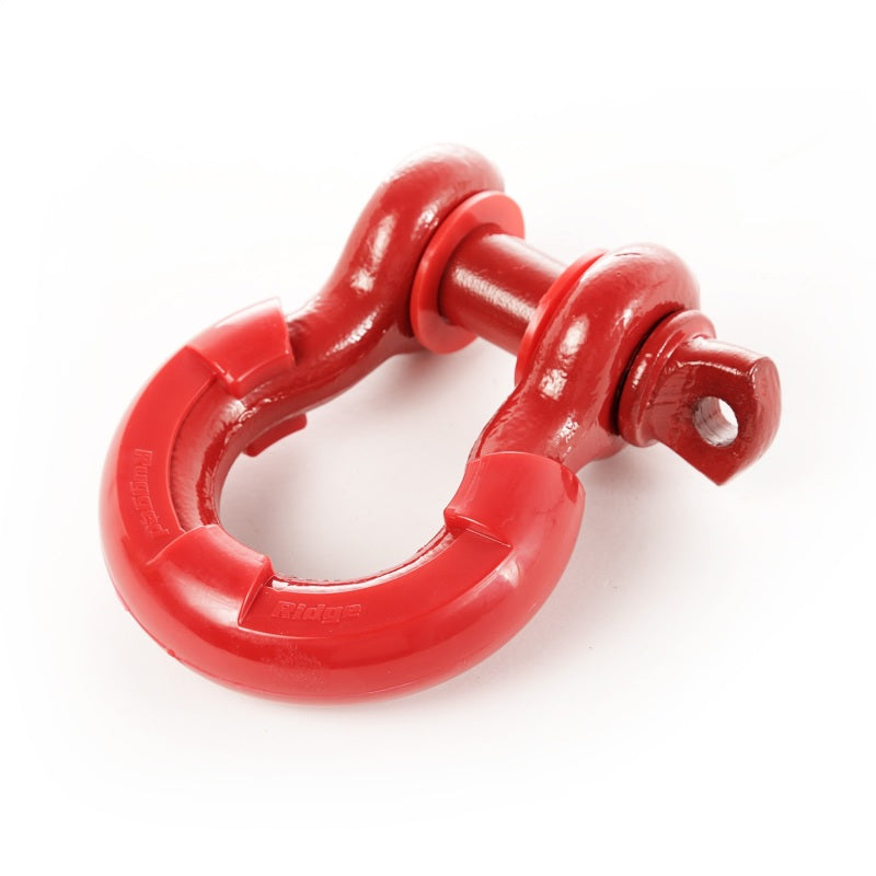 Rugged Ridge D-Ring Shackle Isolator Kit Red Pair 3/4 Inch - 11235.31
