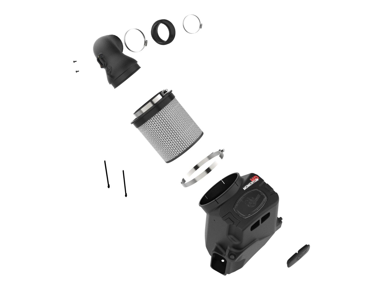 aFe Momentum HD Cold Air Intake - Pro DRY S Filter (2020-2024 GM Truck / SUV's 3.0L TD) - 50-70121D