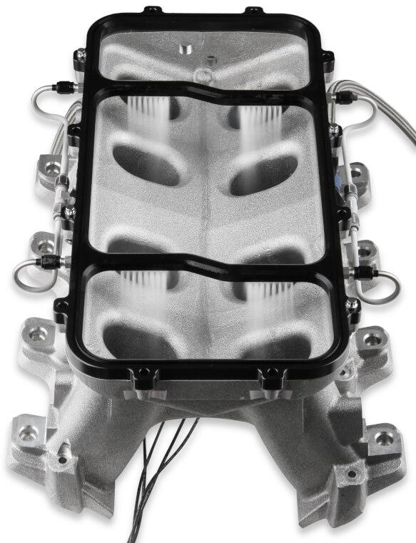 NOS  Dry Nitrous Plate System for Holley LS Hi Ram Intake Manifold - Black. - 05501BNOS