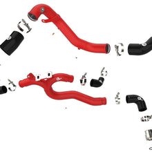 AFE BladeRunner 3 IN Aluminum Hot and Cold Charge Pipe Kit Red Kia Stinger 18-22 V6-3.3L (tt) - 46-20504-R
