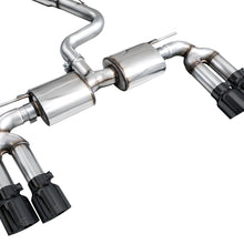 AWE Touring Edition Exhaust for Audi 8Y S3 - Diamond Black Tips - 3015-43897