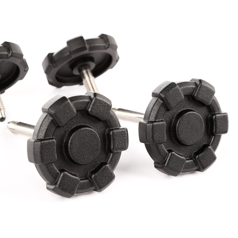 Rugged Ridge Elite Door Surround Knobs; 07-18 Jeep Wrangler Jk 4 Door - 13510.14