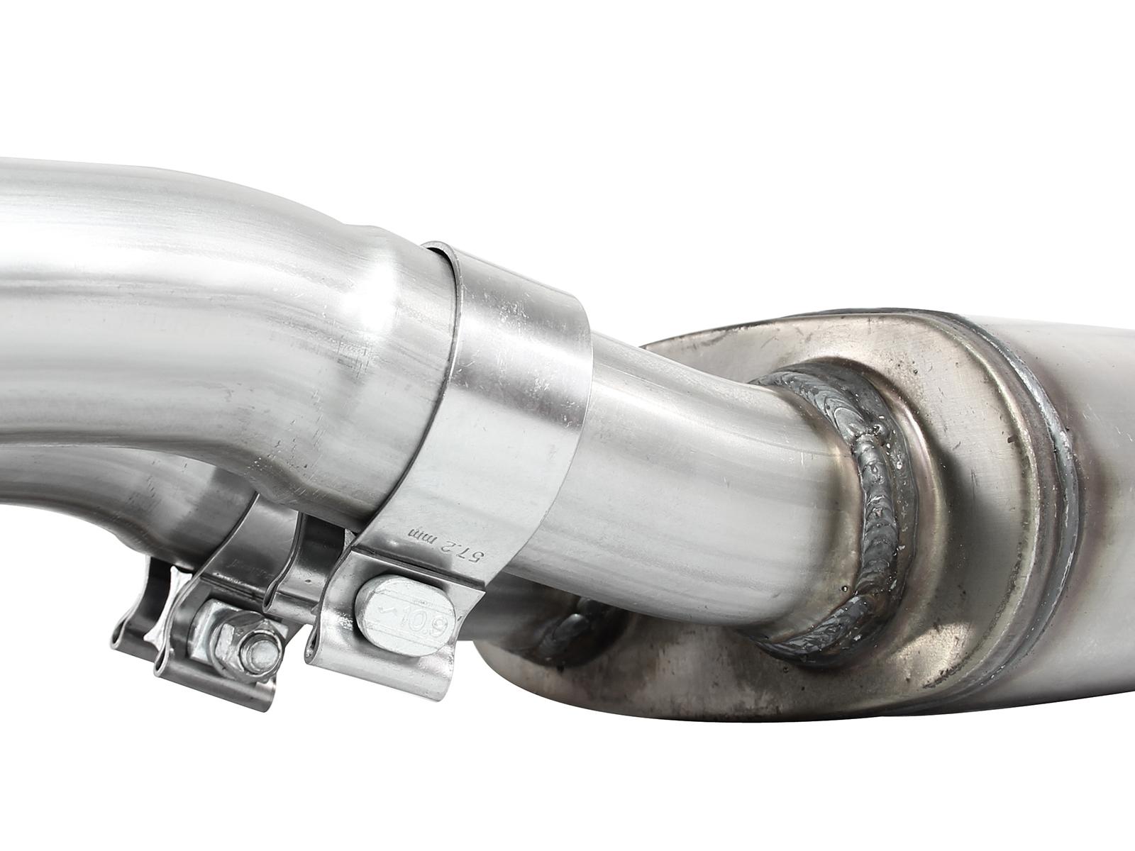 AFE MACH Force-Xp 2-3/4 IN to 2-1/4 IN Stainless Steel Cat-Back Exhaust System (2009-2016 A4) - 49-46403