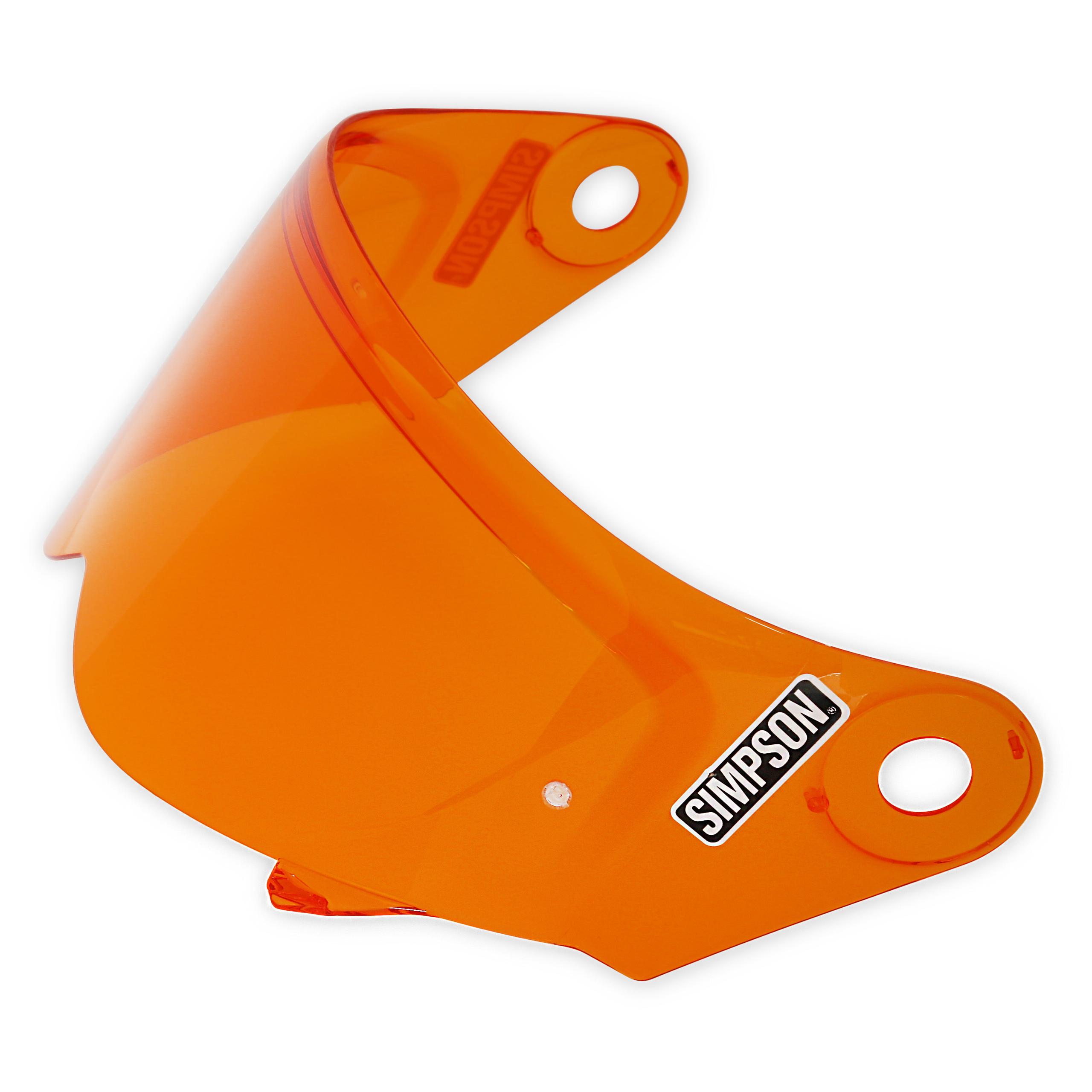Simpson Racing MOD BANDIT HELMET OPTIONAL SHIELD - AMBER - MBASE