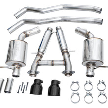 AWE Touring Edition Exhaust - Diamond Black Tips (2018-2023 Dodge Durango 6.4L / 6.2L SC) - 3015-33952