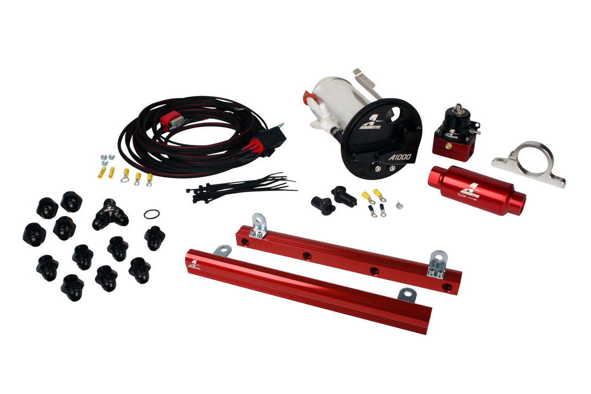 Aeromotive 17312 07-12 Shelby GT500 Stealth A1000 Racing Fuel System with 5.4L 4-V Fuel Rails