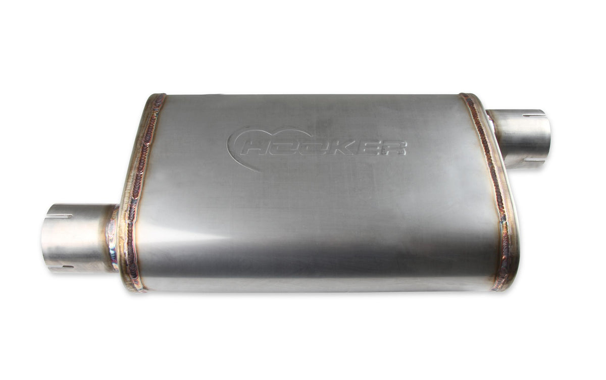 Hooker Muffler, Hooker, 304Ss, Offset/Offset, 2 - 21644HKR