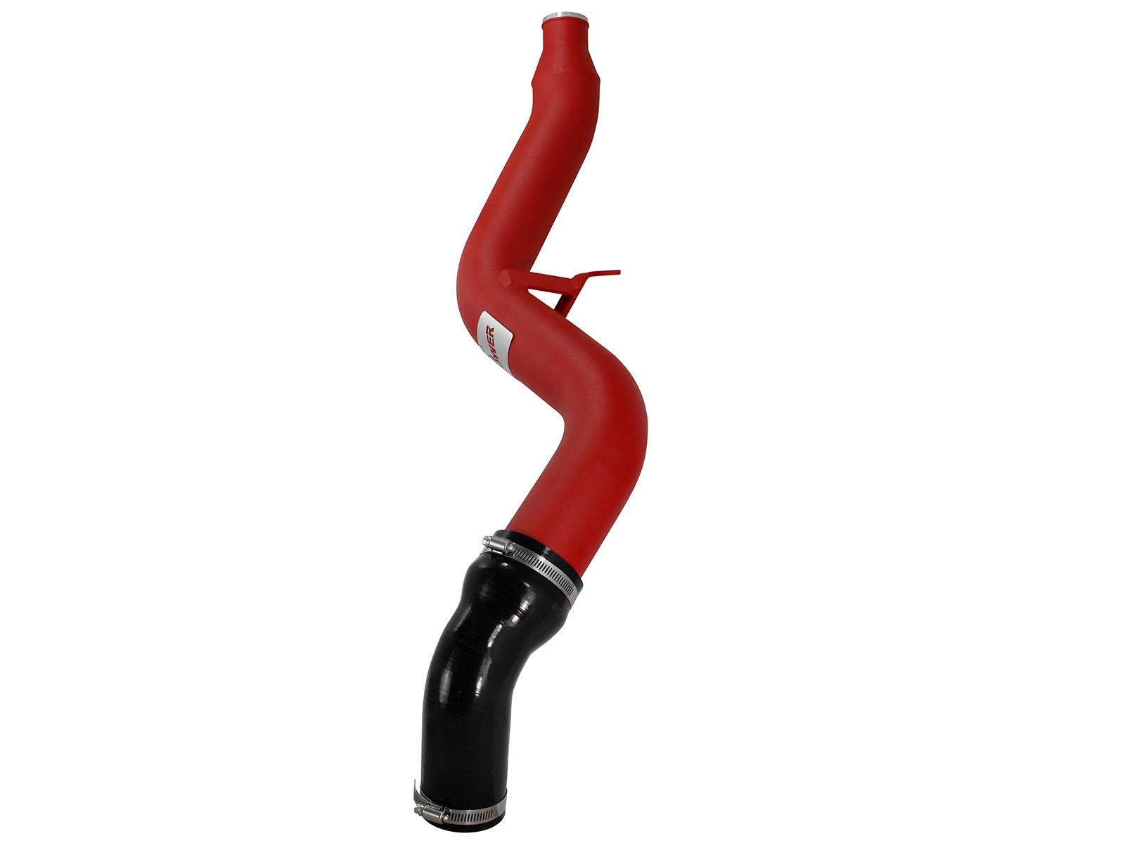 AFE BladeRunner 3" Hot Charge Pipe - Red (2014-2015 Dodge EcoDiesel V6-3.0L (td)) - 46-20178-R