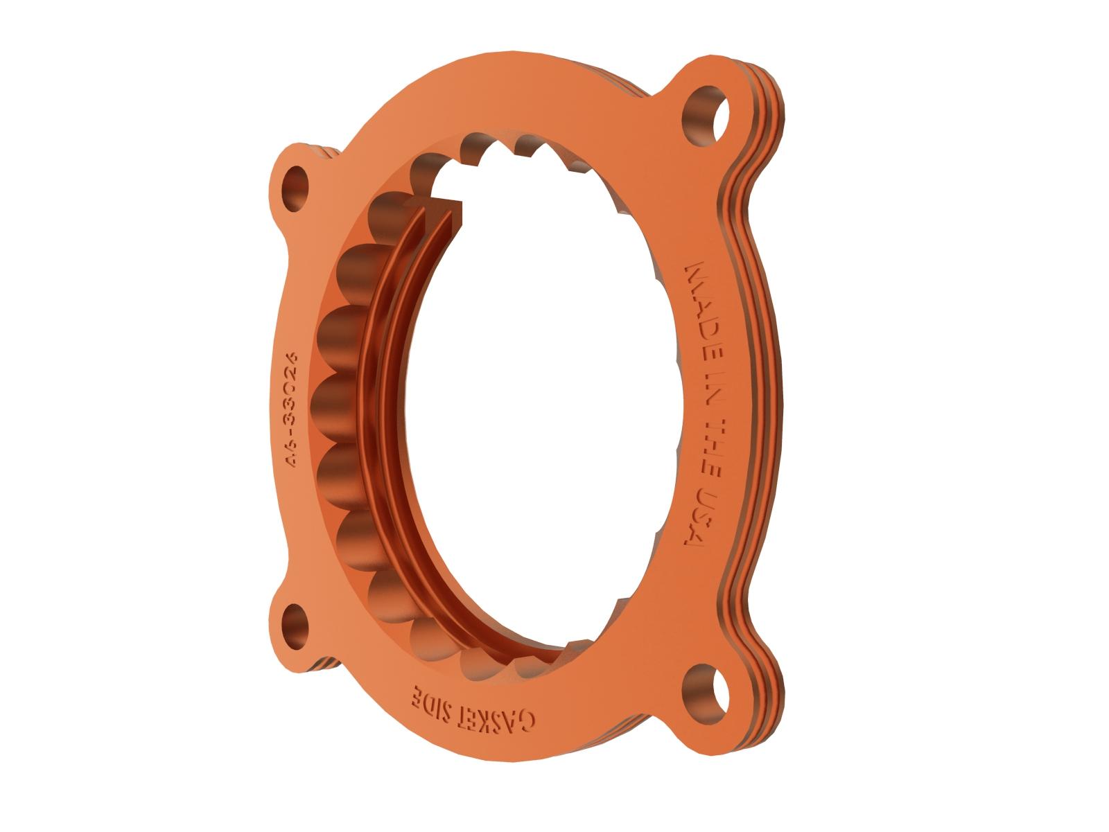 AFE Silver Bullet Throttle Body Spacer Kit (2026 Mustang GT, Mustang Dark Horse) - 46-33026N