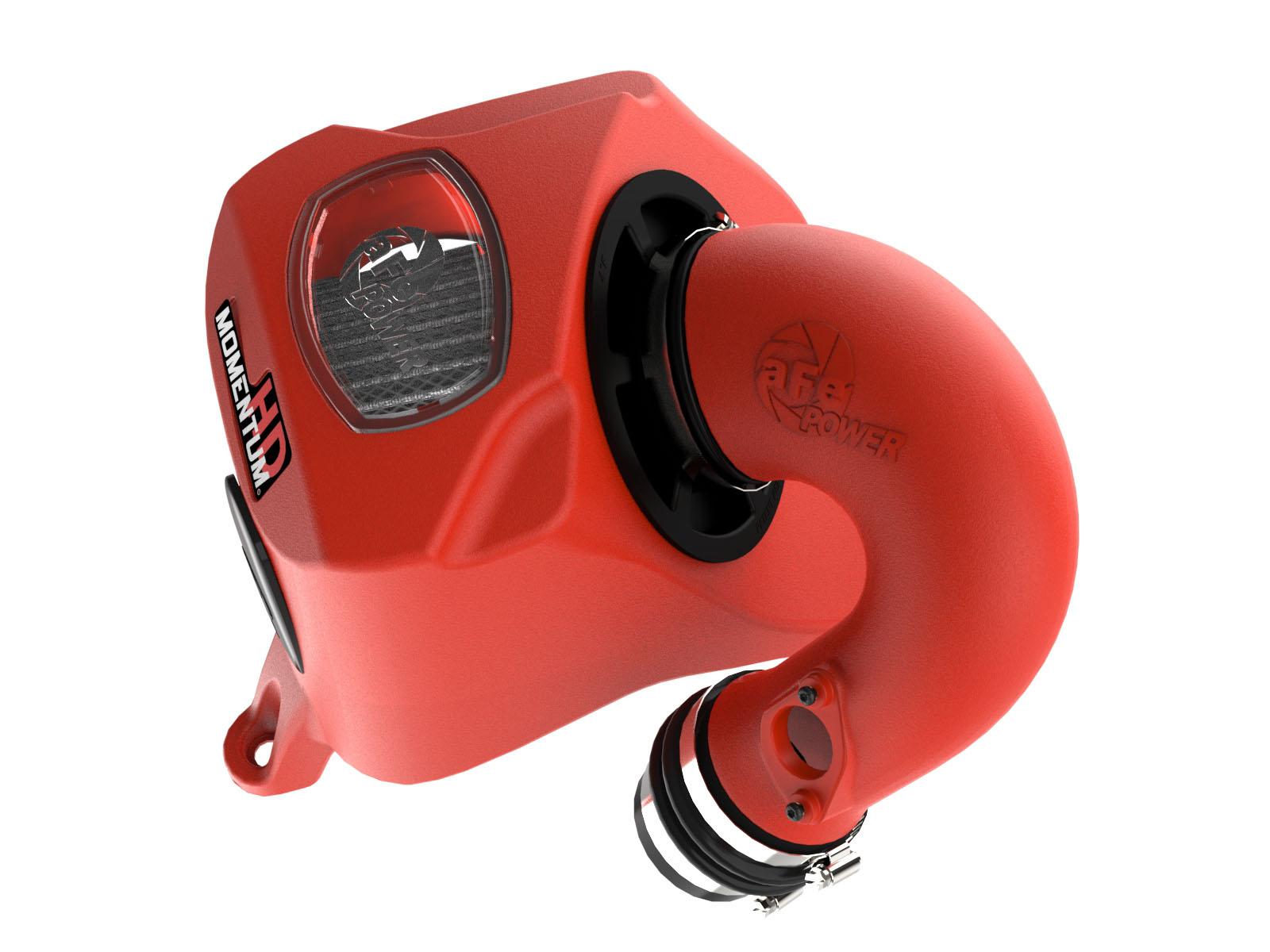 AFE Momentum HD Cold Air Intake System Red w/ Pro DRY S Filter (2018-2025 Hilux) - 50-70063DR