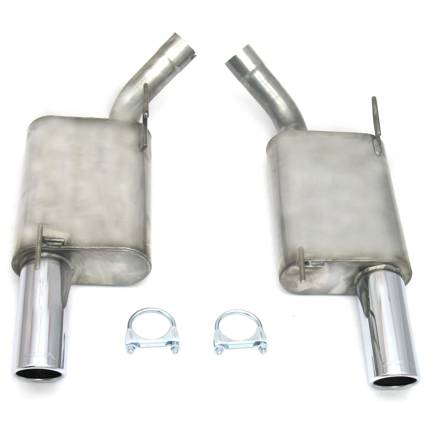 JBA 05-2010 Mustang 2.5" Axleback System with 3.5" Rolled Tips