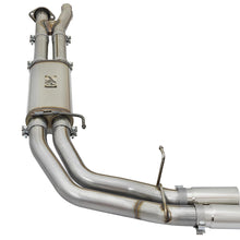 AFE Rebel Series 3 IN 409 Stainless Steel Cat-Back Exhaust System w/Polished Tip (2017-2020 F-150) - 49-43091-P