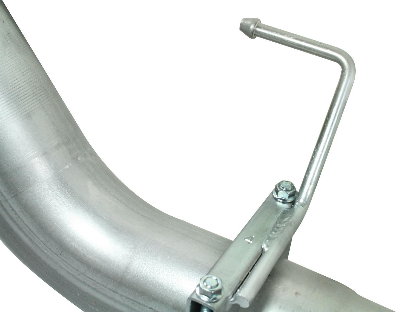 AFE ATLAS 4 IN Aluminized Steel Cat-Back Exhaust System w/ Muffler & Black Tip (2011-2014 F-150) - 49-03041-B