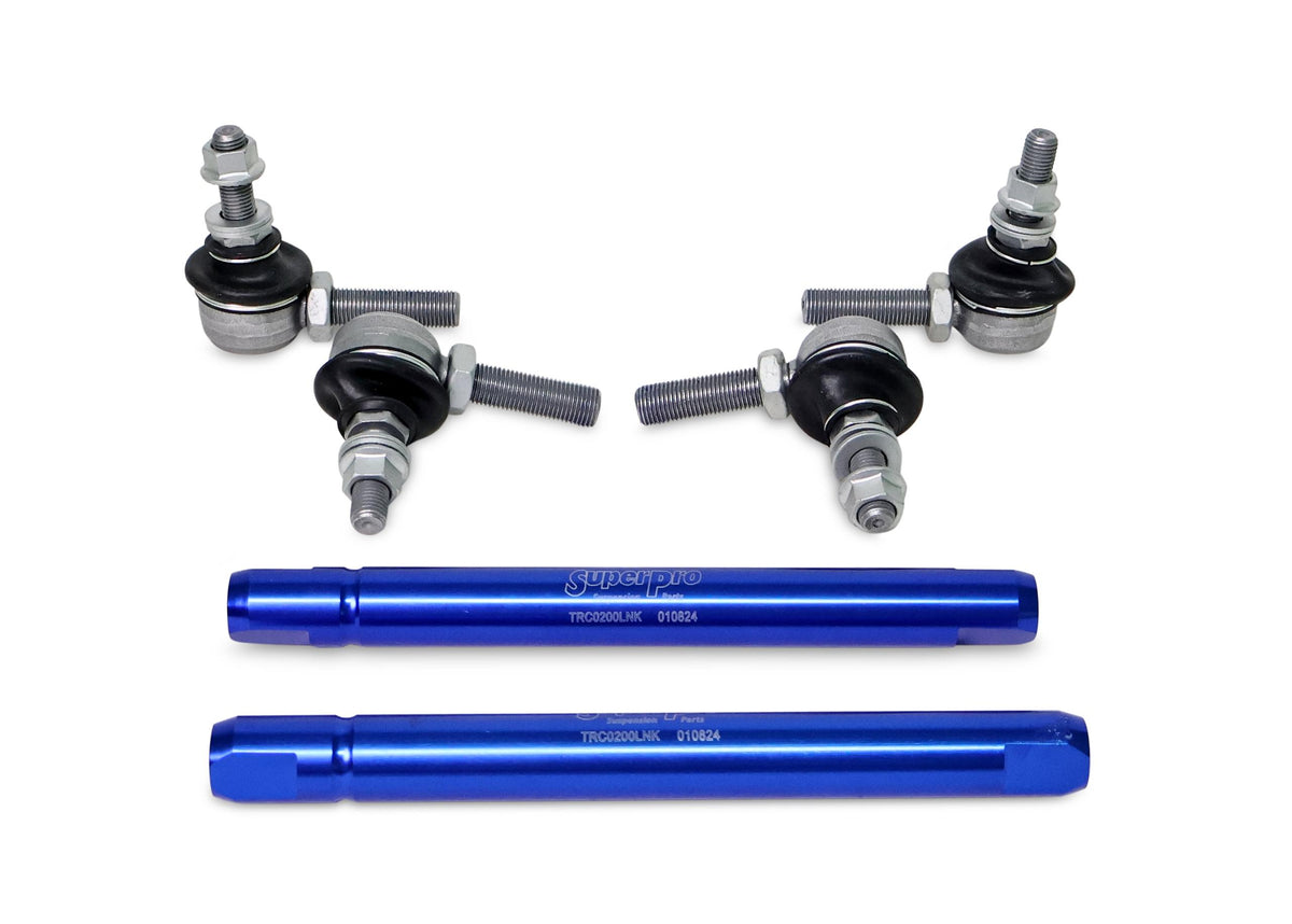 SuperPro HD Adjustable End Link Set (10mm Studs  254mm to 305mm) - TRC10200