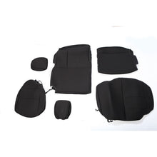 Rugged Ridge Seat Cover Rear Neoprene Black; 07-18 Jeep Wrangler Jku - 13264.01