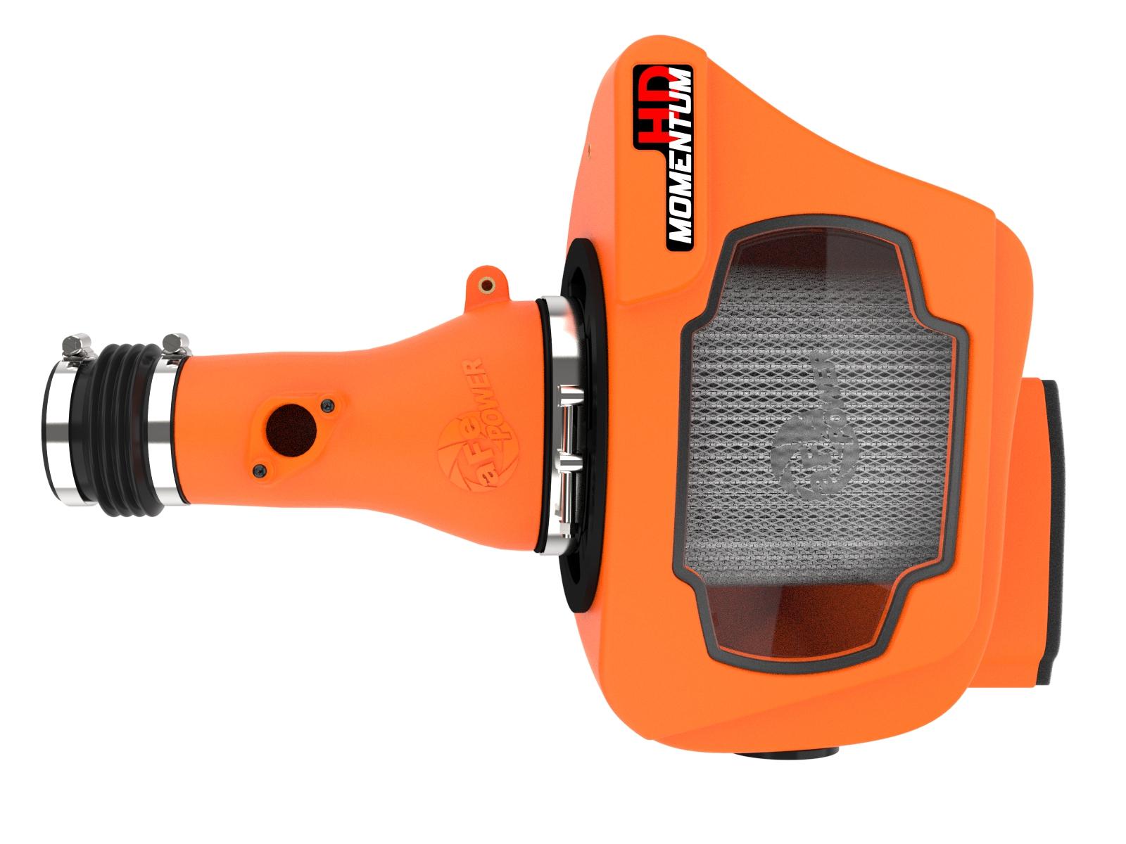 AFE Momentum HD Cold Air Intake System Orange w/ Pro DRY S Filter - 50-70098DN