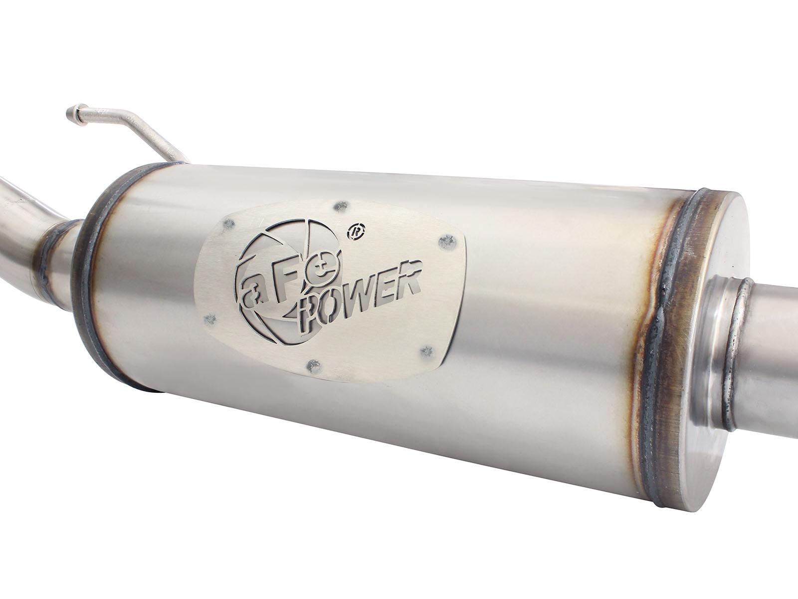 AFE MACH Force-Xp 2-1/2 IN 409 Stainless Steel Cat-Back Hi-Tuck Exhaust System - 49-48057