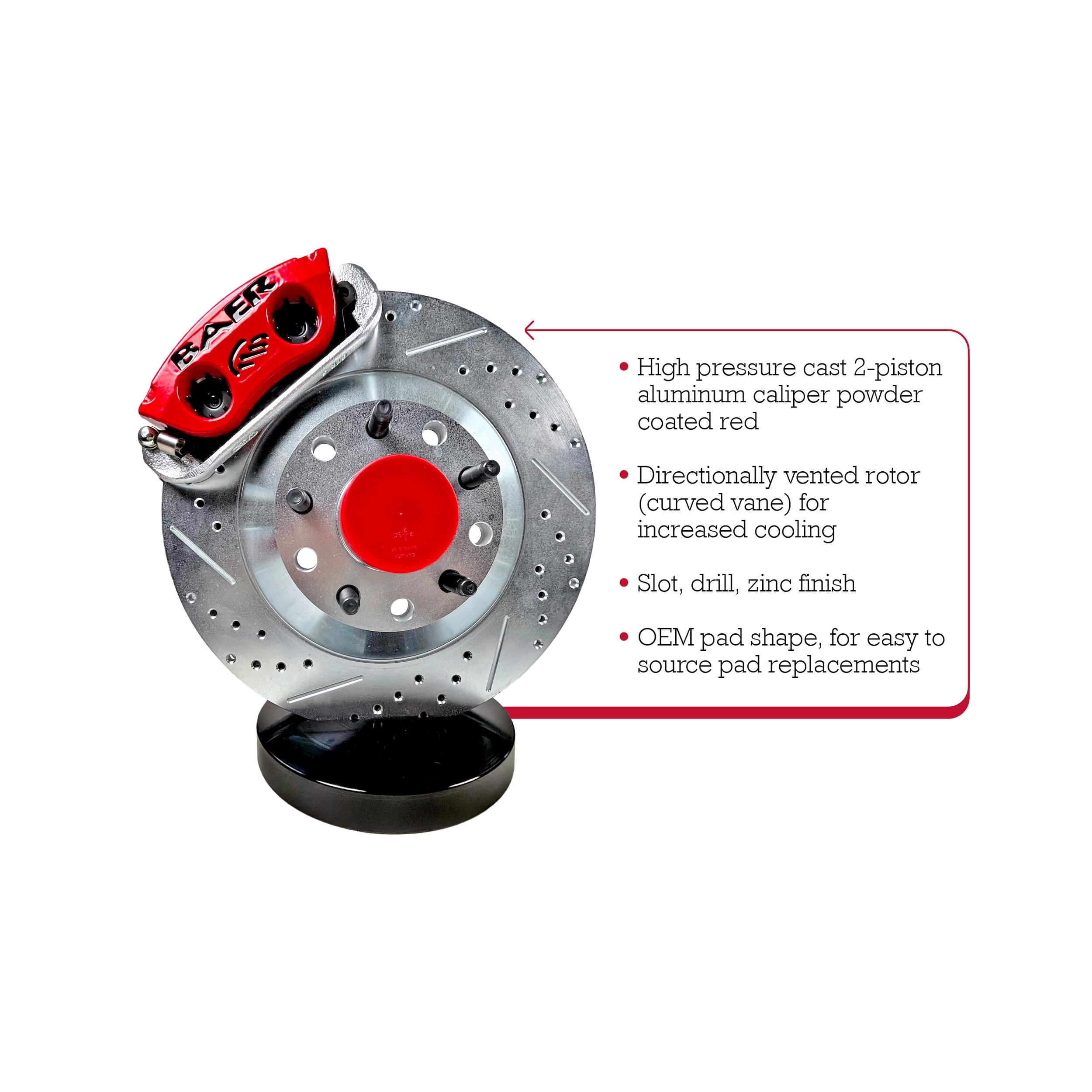 Baer 13" Classic Series Front Brake Kit - 4261592R