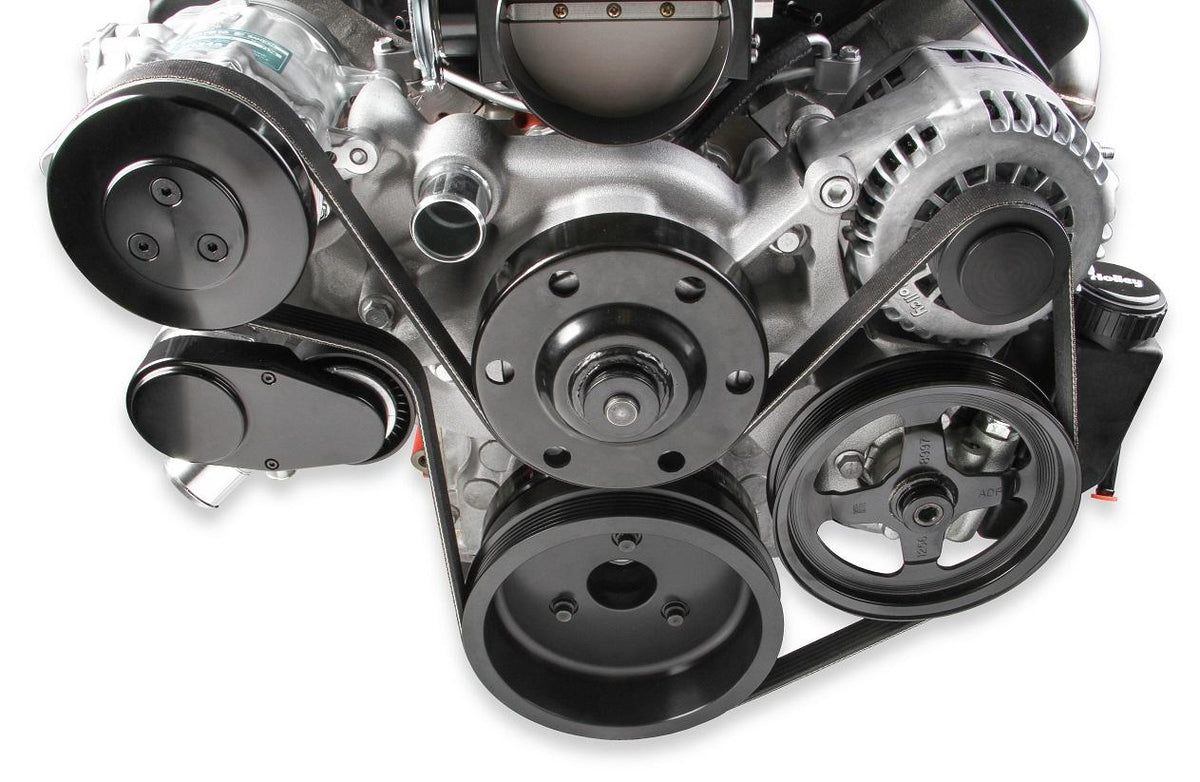 Holley Premium Mid-Mount Complete Accessory System for LT Engines.  - 20-200