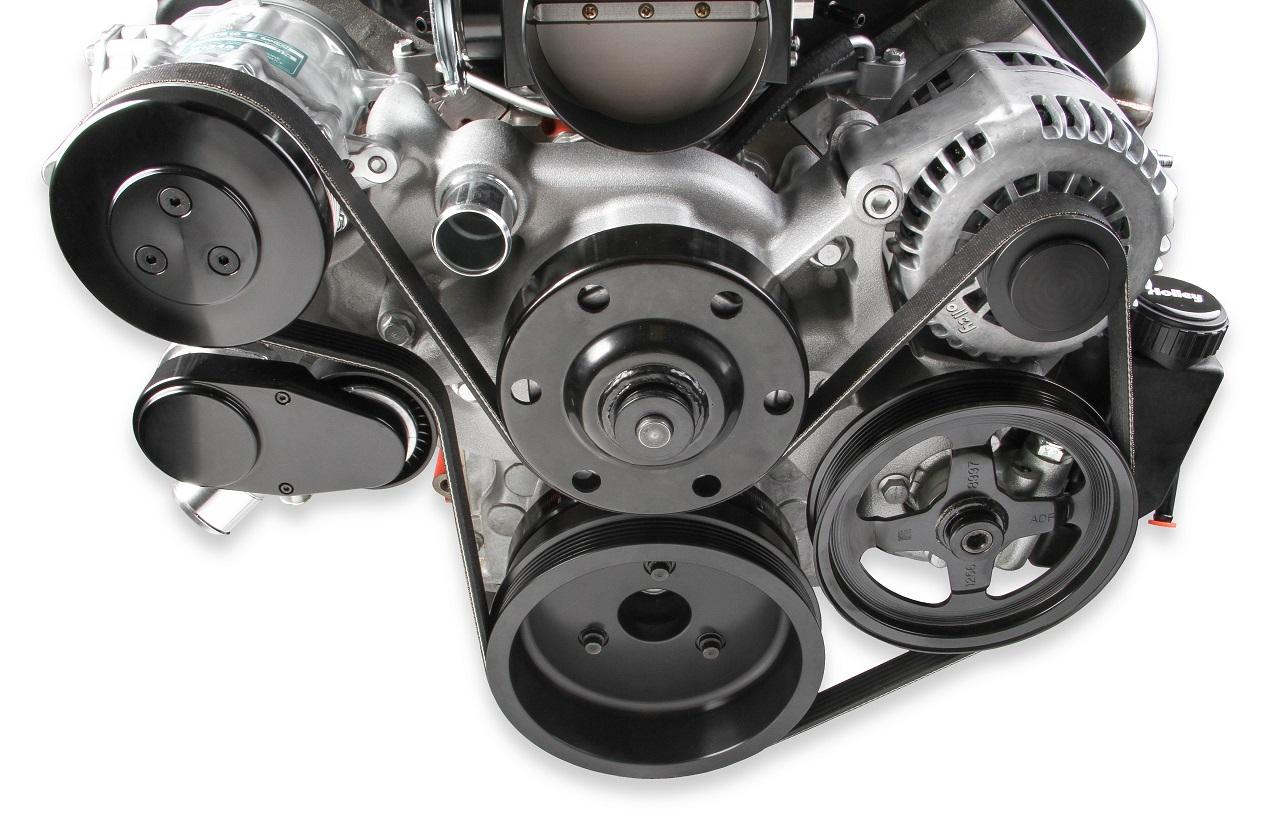 Holley Mid-Mount Accessory Drive System Kit - 20-220BK
