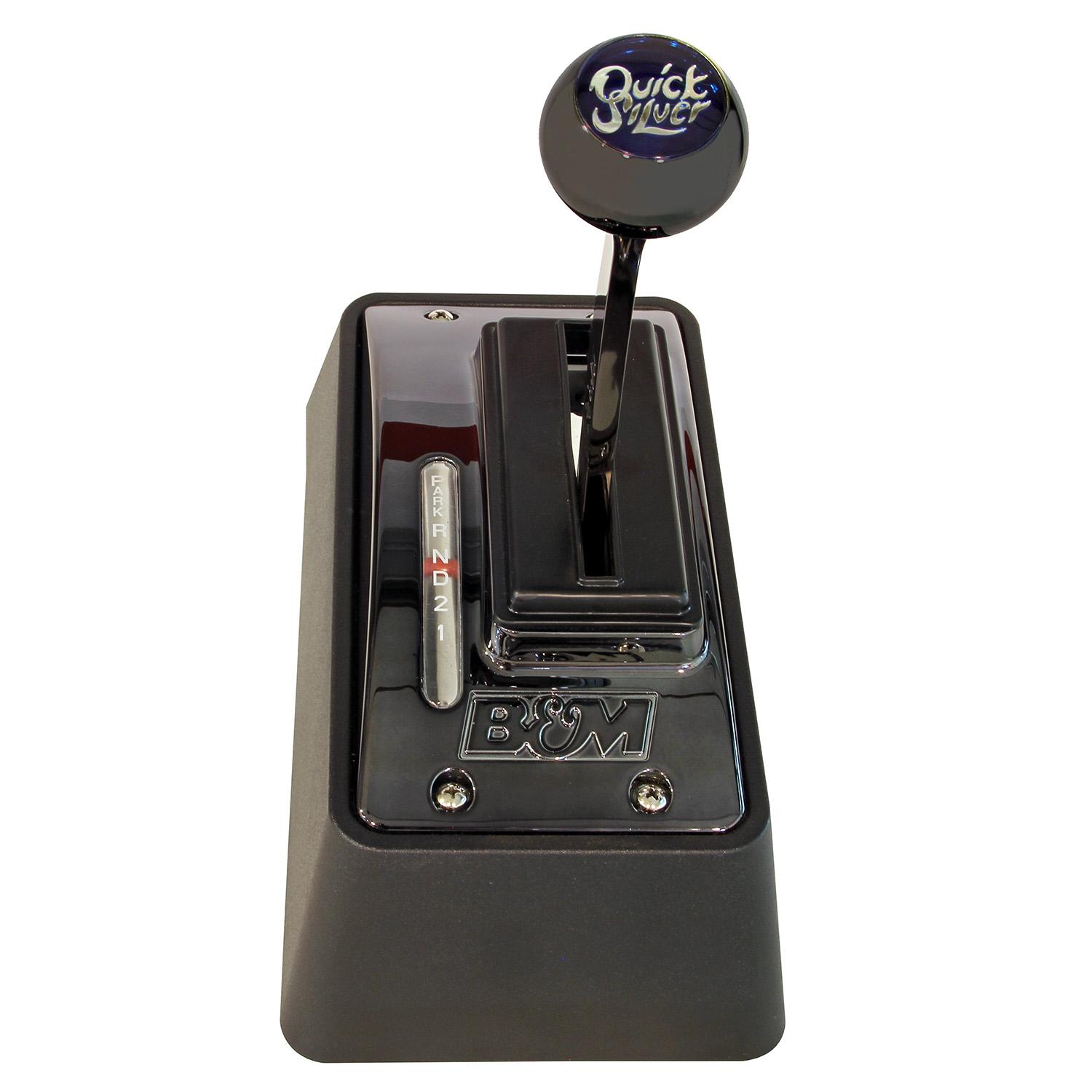 B&M Automatic Ratchet Shifter - Quicksilver - Black (Universal) - 81683