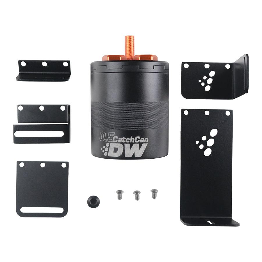 DeatschWerks 0.5 Liter Oil Catch Can Assembly - 8-05-OCC-05L