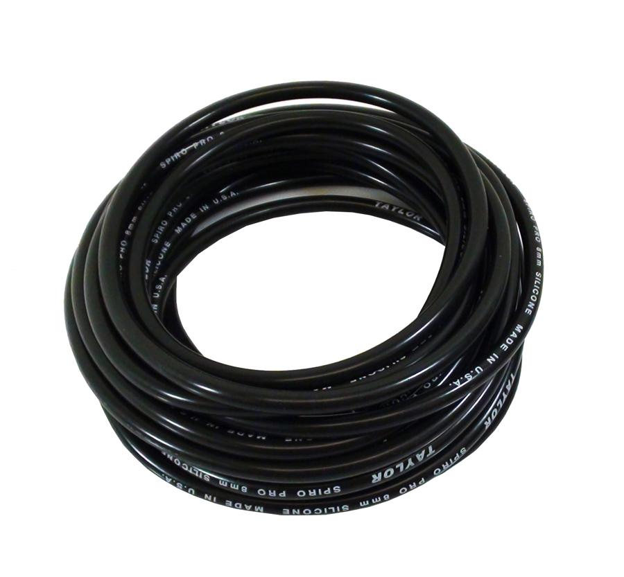 TAYLOR CABLE 8mm Spiro-Pro 30 Ft. coil black Spark Plug Wires - 35071