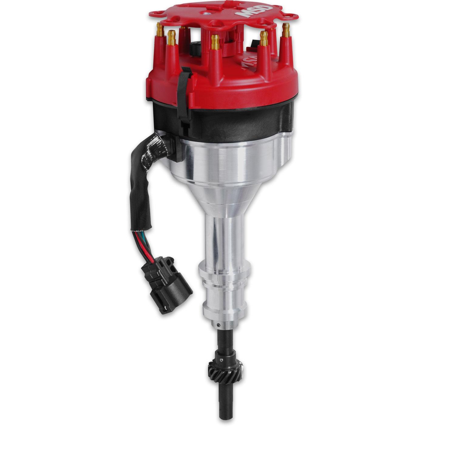 MSD 86-93 Mustang 5.8L EFI Pro-Billet Distributor (No Module)