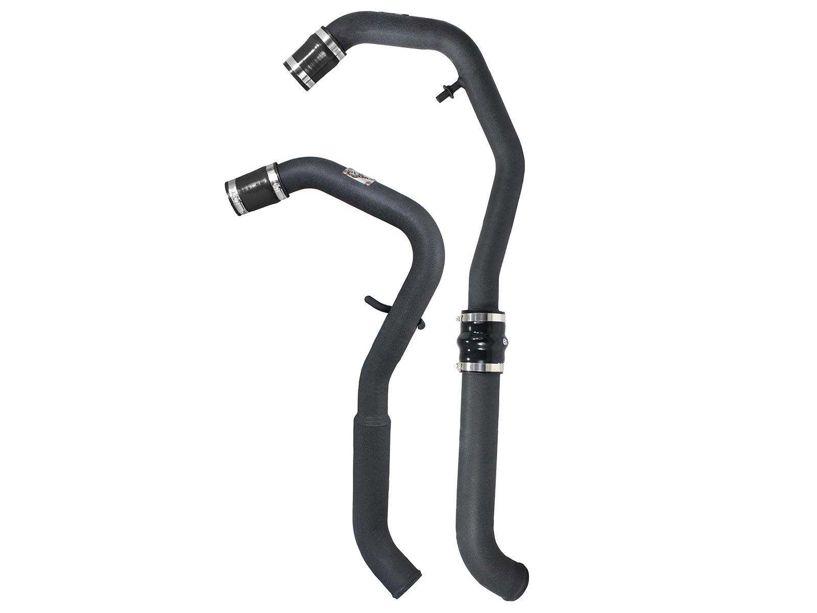 AFE BladeRunner 3 IN Aluminum Hot Charge Pipe Black (2015-2017 F-150) - 46-20208-B