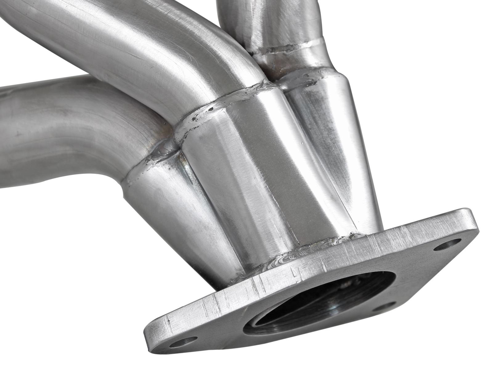 AFE Twisted Steel 409 Stainless Steel Short Tube Header (GM Silverado/Sierra 1500 02-13 V8 (GMT800/900)) - 48-44001