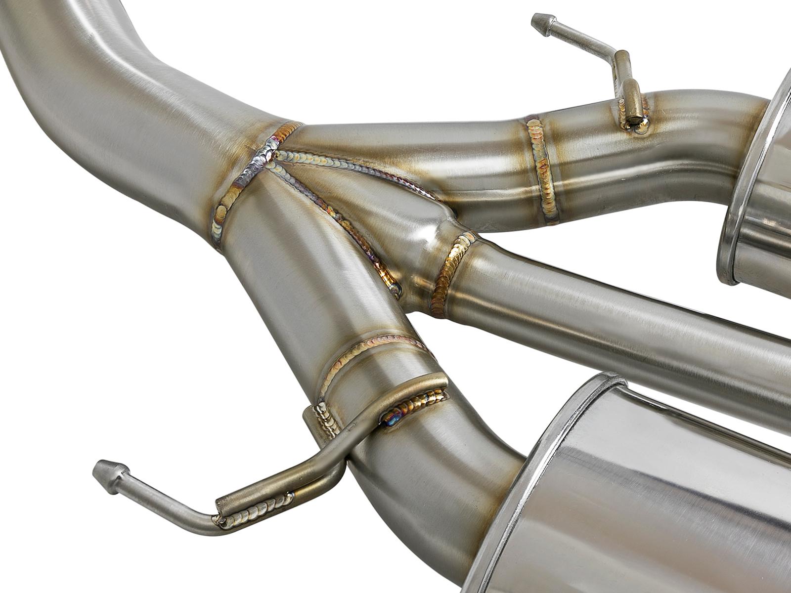 AFE Cat-Back Exhaust System (2017-2019 Honda Civic L4-2.0L (t)) - 49-36623-B