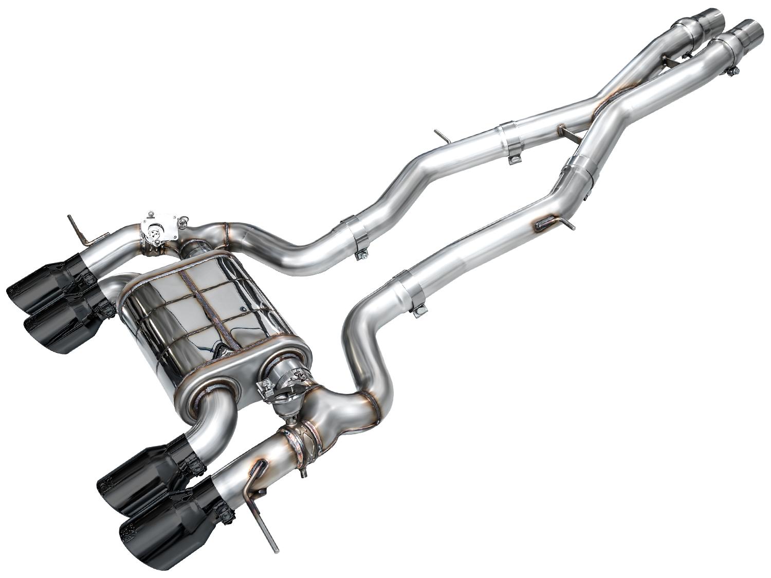 AWE SwitchPath™ Exhaust for BMW G87 M2 - Diamond Black Tips - 3025-43487
