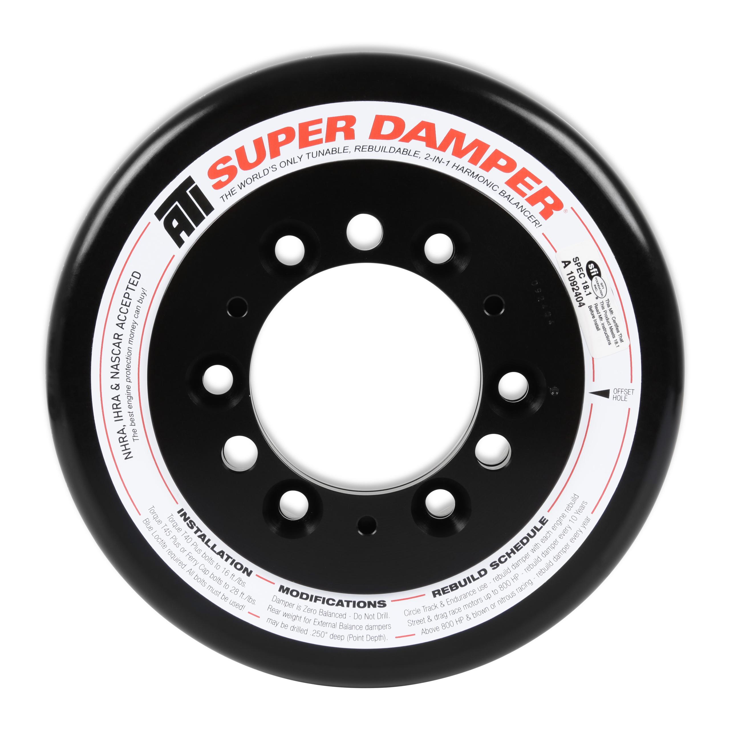 Holley Sfi Certified Damper - 97-361
