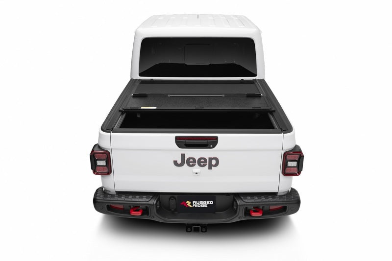 Rugged Ridge Armis Hard Folding With Line-X Bed Cover 20-21 Jeep Gladiator Jt - 13550.24