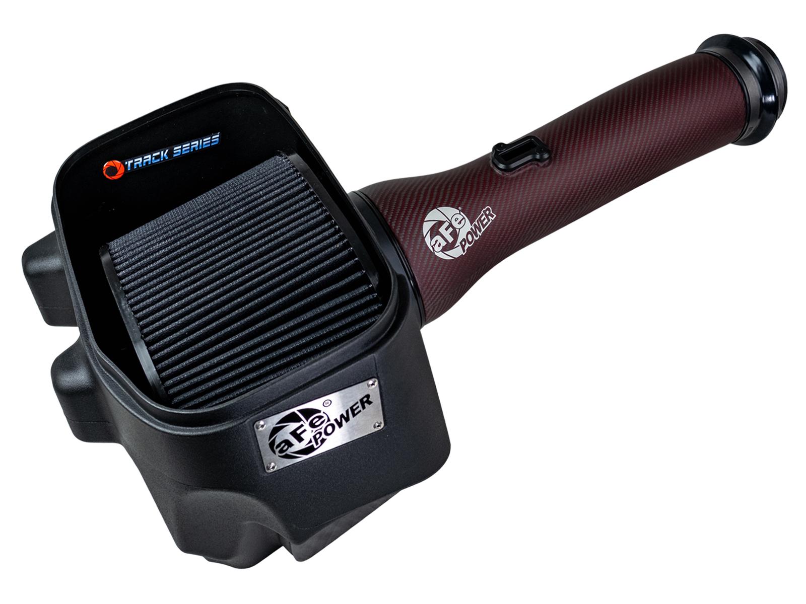 AFE Track Series Red Kevlar/Carbon Fiber Intake System w Pro 5R Filter Black (2025-2026 1500 RHO) - 57-10032KR