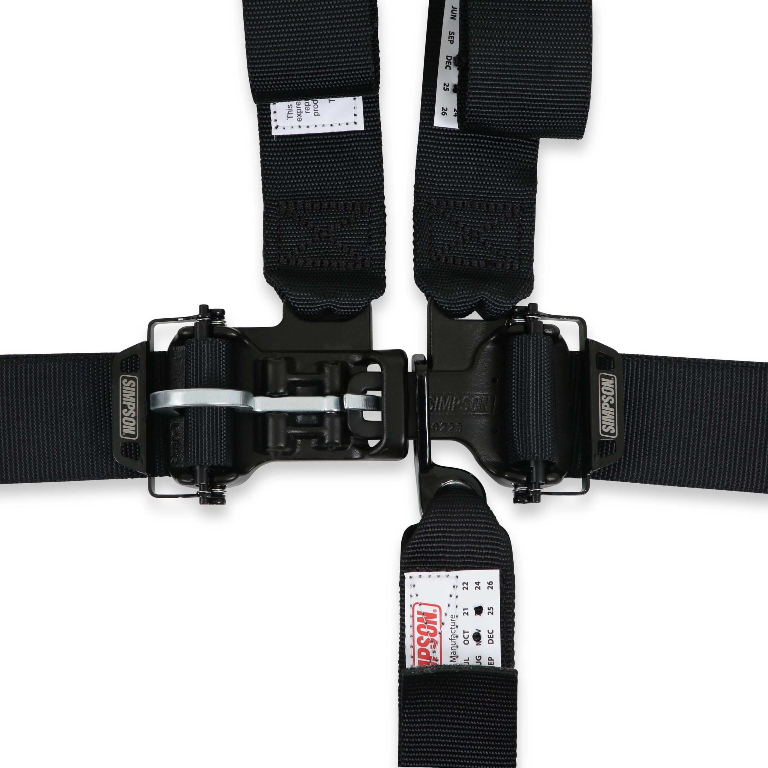 Simpson Racing Latch & Link Off-Road Harness 2" D3 Pull down with pads - D2LD5WBP