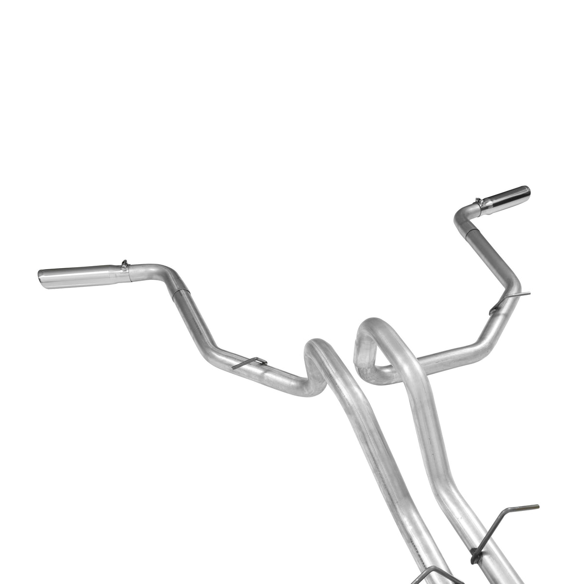 Flowmaster Cat-back System - Dual Rear/Side Exit - Force II - Mild Sound