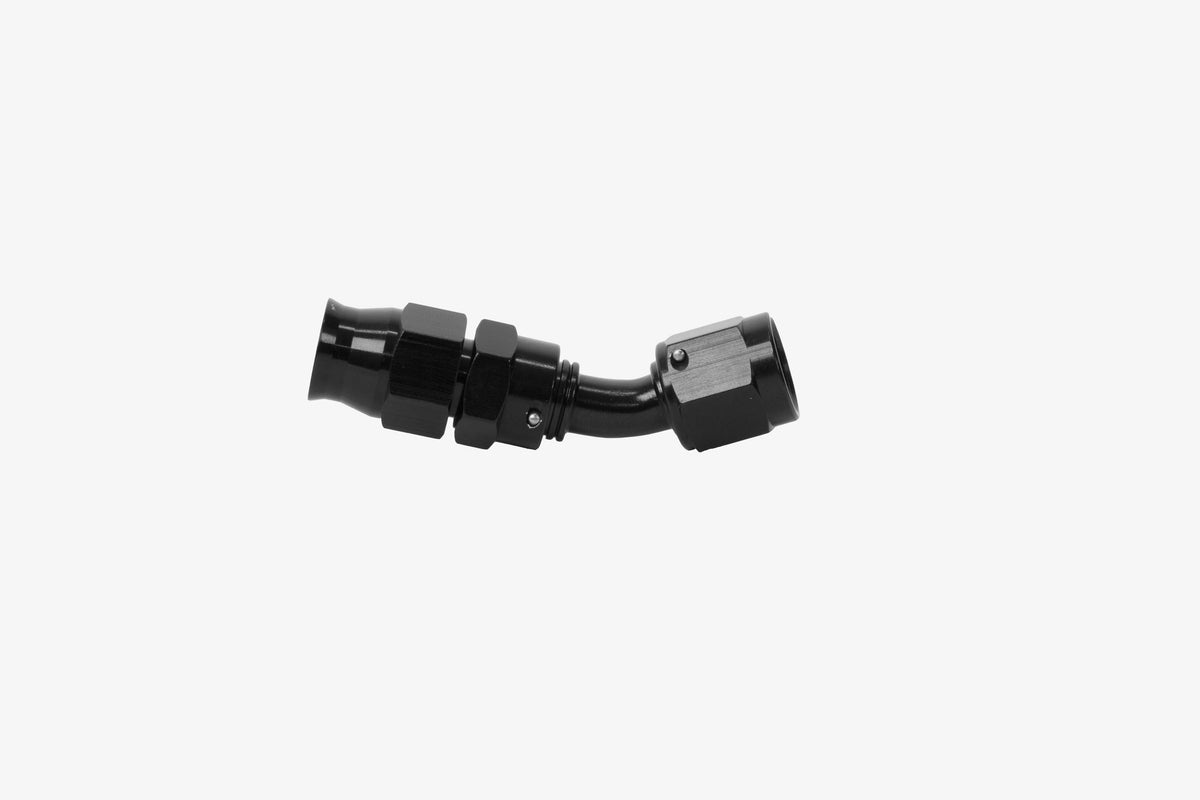 Aeromotive Hose End, Ptfe, Black Anodized, Straight, 45, 90, 180 - 15351