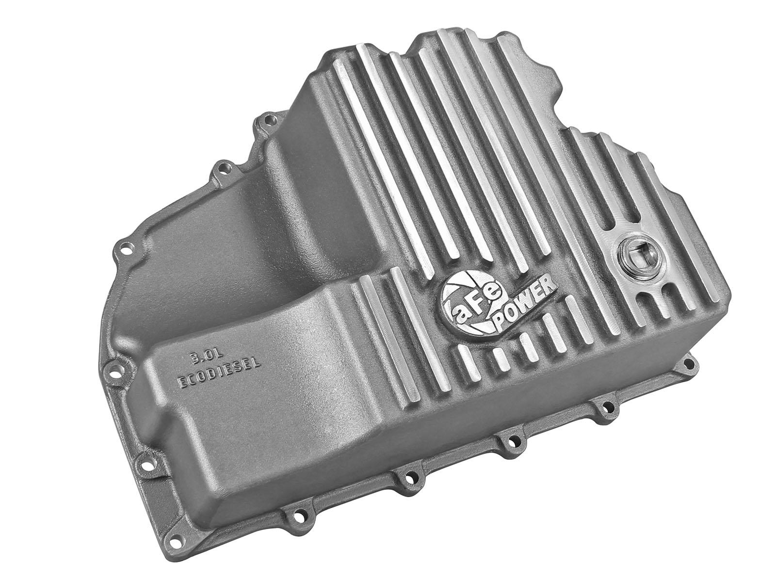 AFE Street Series Engine Oil Pan Raw w/ Machined Fins (2014-2019 1500, 1500 Classic) - 46-70280