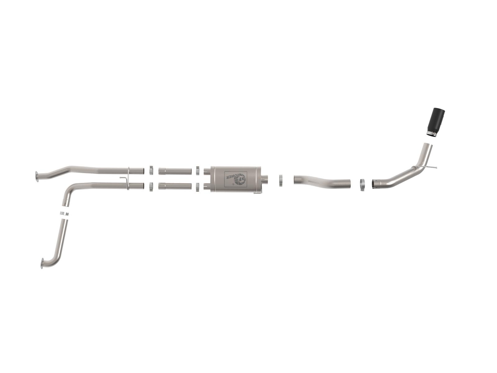 AFE Cat-Back Exhaust System (2016-2019 Nissan Titan XD V8-5.6L) - 49-46135-B