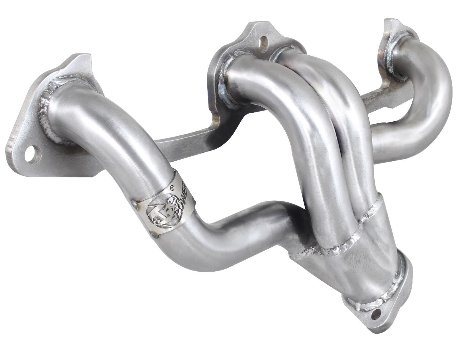 AFE Twisted Steel 409 Stainless Steel Short Tube Header (Jeep Cherokee (XJ)/Wrangler (YJ/TJ) 91-02 L4-2.5L) - 48-46206