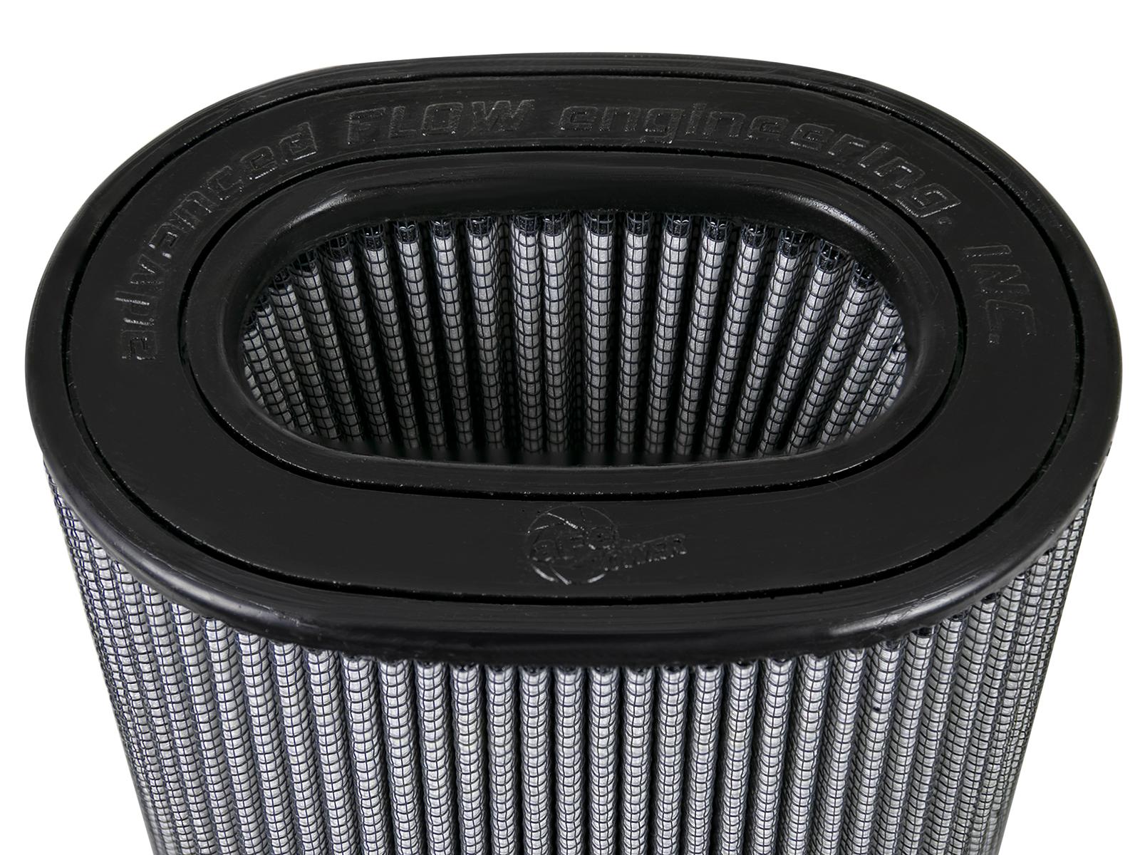 AFE Momentum Intake Replacement Air Filter w/ Pro DRY S Media (Pair) (6 x 4) IN F x (8-1/4 x 6-1/4) IN B x (7-1/4 x 5) IN T (Inverted) x 10 IN H - 21-91136-MA