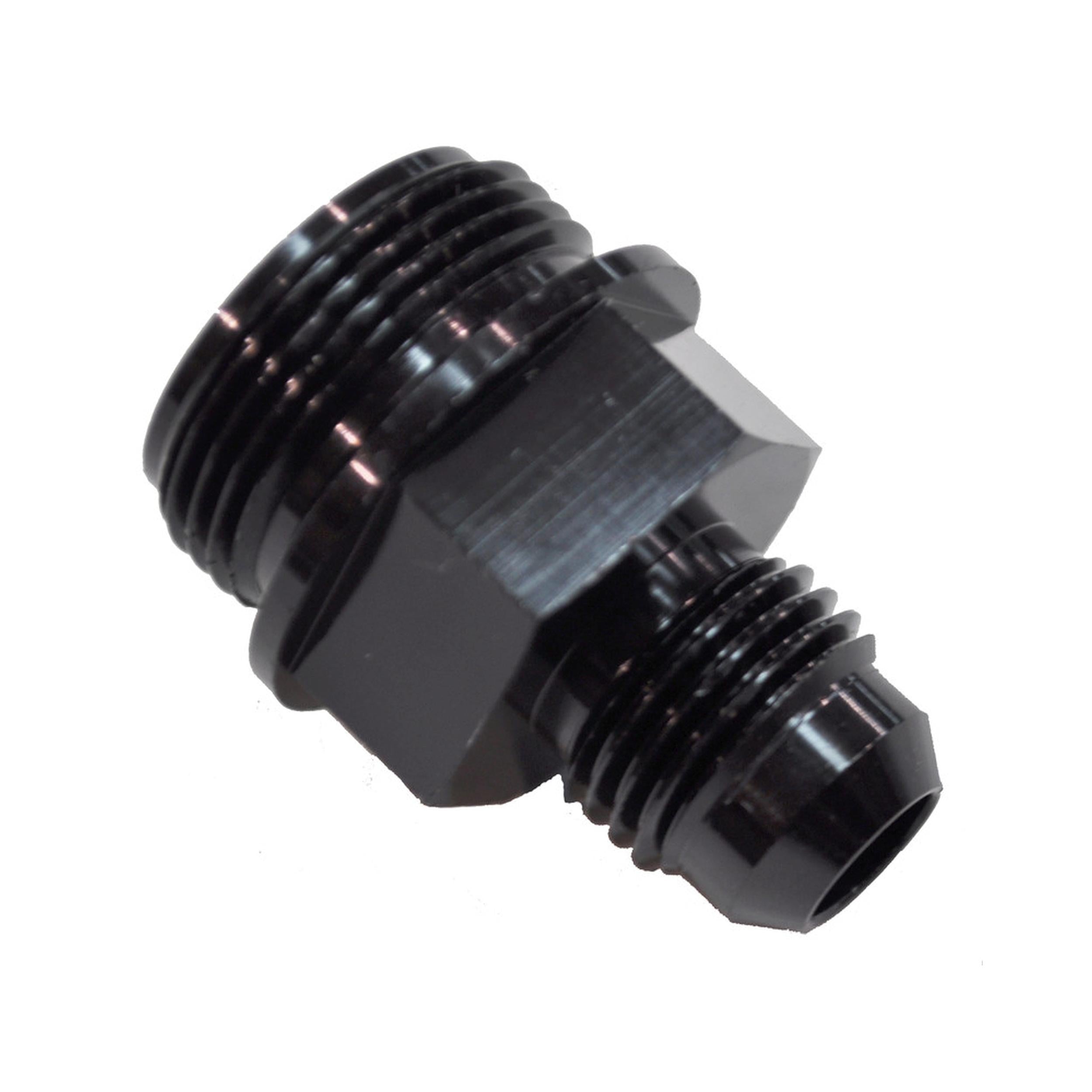 Quickfuel 7/8-20 #6 A/N Fuel Inlet Fitting Black. - 19-36QFT
