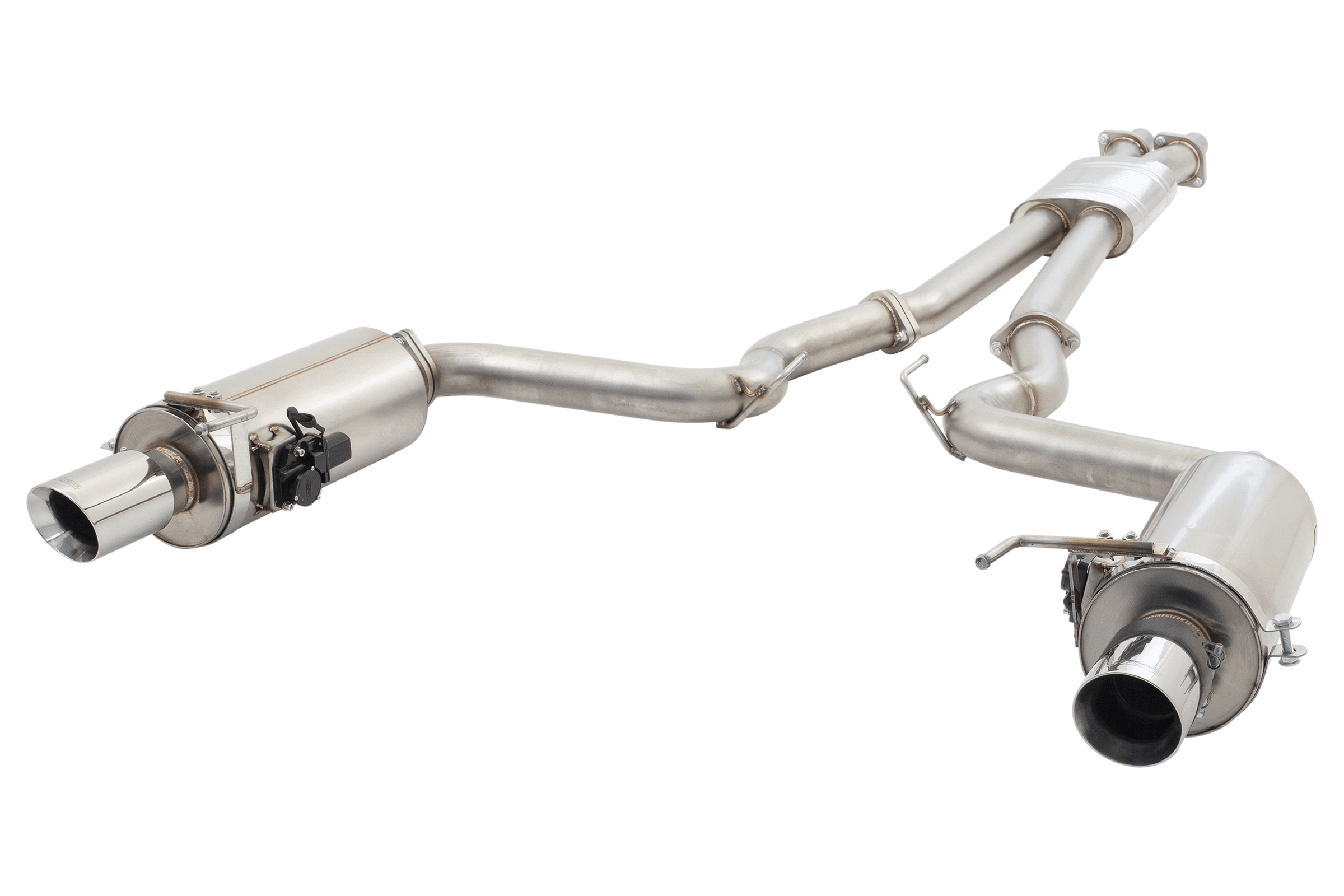XForce Twin 3" Ss Cat-Back Exhaust System (2015-2017 Mustang GT) - ES-FM15-VMK-CBS