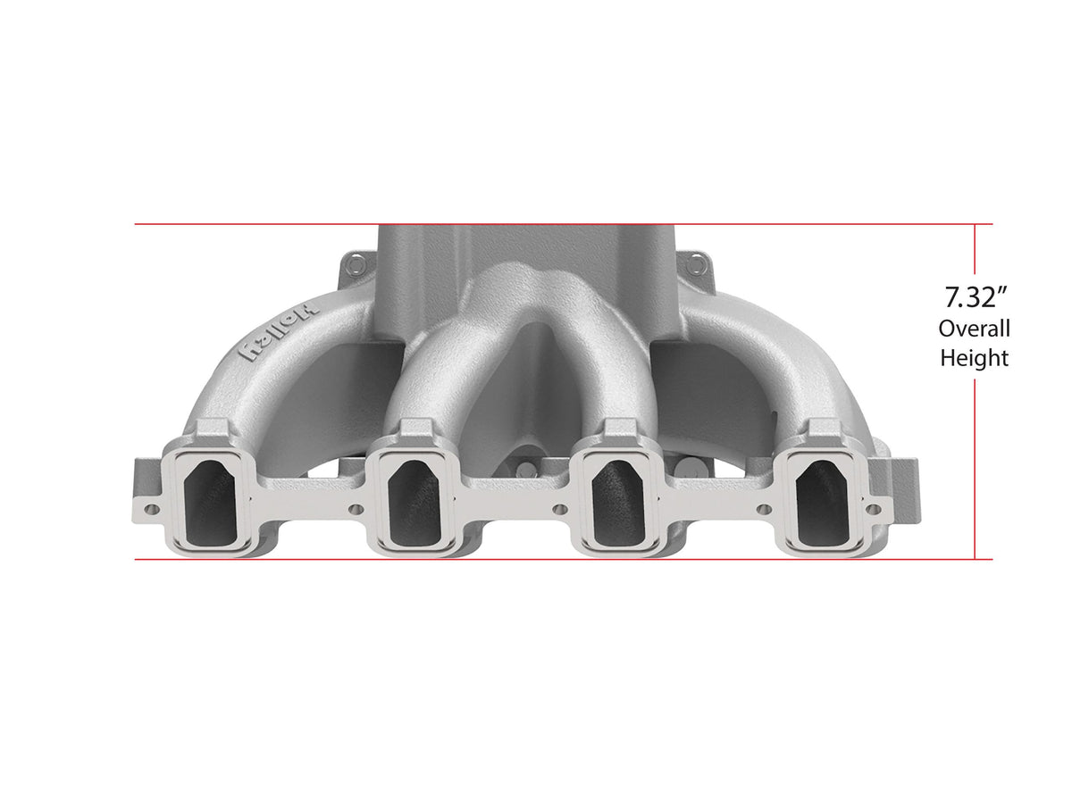 Holley Single Plane Split-Design Race Intake Manifold- GM LS1/LS2/LS6.  - 300-256