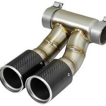 AFE MACH Force-Xp 3-1/2 IN Carbon Fiber OE Replacement Exhaust Tips (2013-2016 Boxster, Cayman) - 49C36413-C