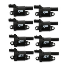 Accel 14-Up Lt Round Coil - Black 8 Pack () - 140080-8
