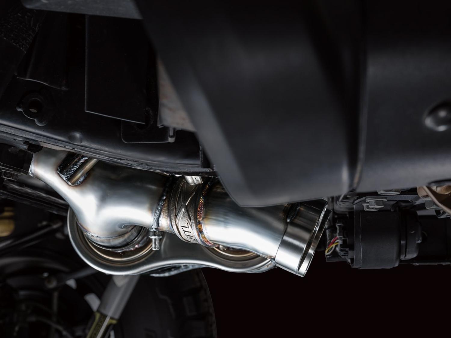 AWE SwitchPath Exhaust - Quad BashGaurds (2021+ Jeep Wrangler Rubicon 392) - 3025-41392